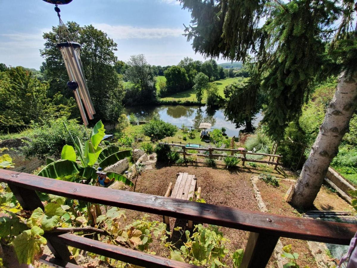 Le Cottage Belmontais, Maison Individuelle, Vue Panoramique Sur La Riviere Beaumont-sur-Sarthe Eksteriør billede